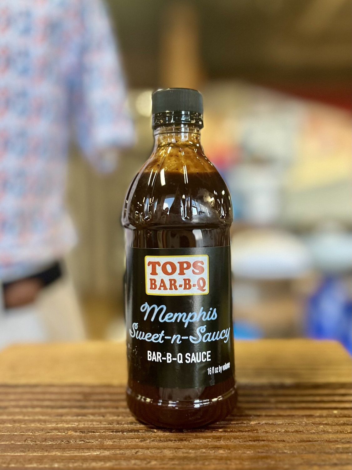Tops Bar B Q Memphis Sweet and Saucy Sauce 16oz