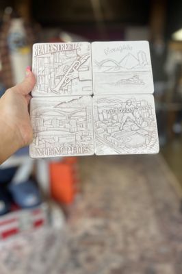 Scenes of Memphis Drink Coasters