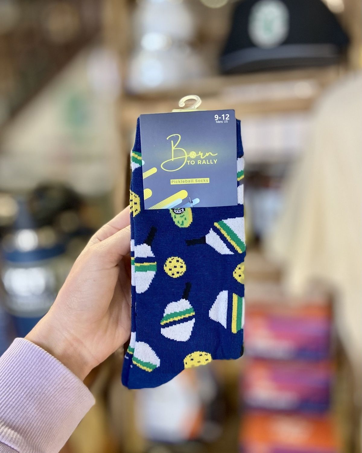 Bamboo Pickleball Socks Navy