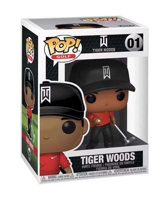 Tiger Woods Red Shirt Funko Figure