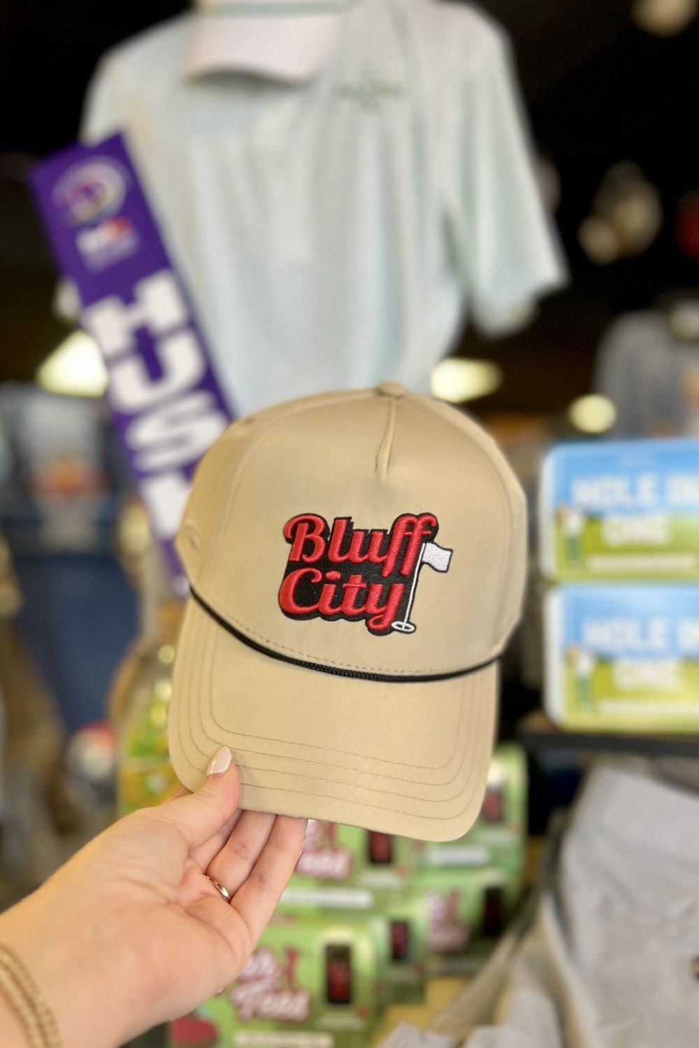 Bluff City Rope &amp; Cord Hat, Color: Khaki