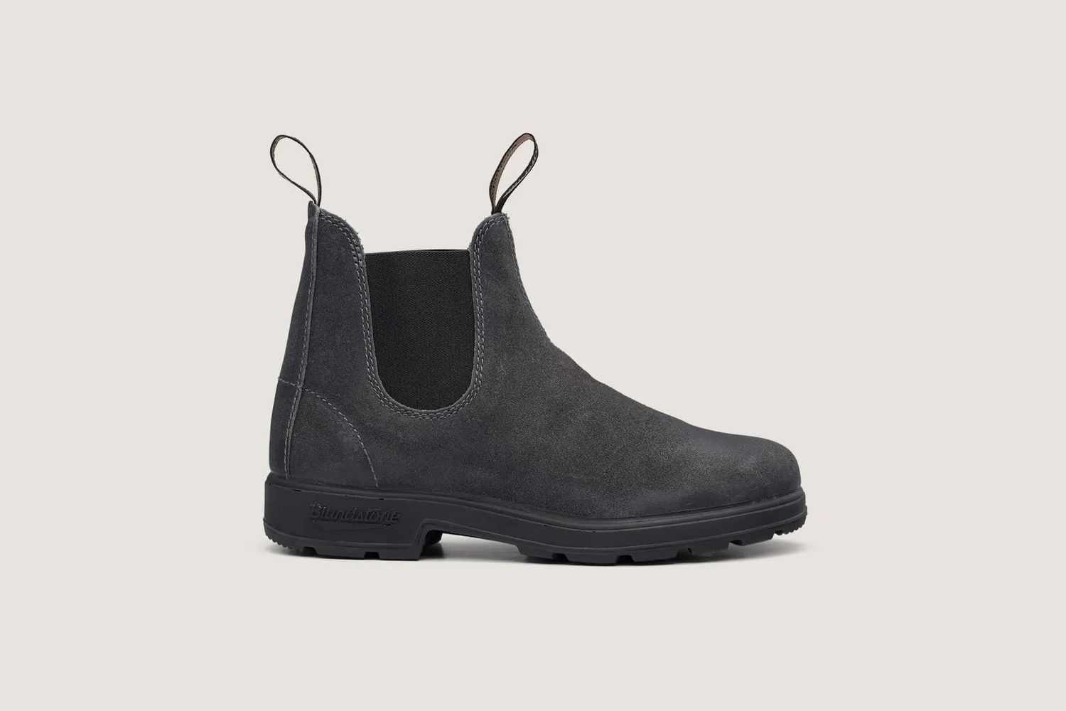 1910 Elastic Sided Suede Boot Steel Grey, Size: 9