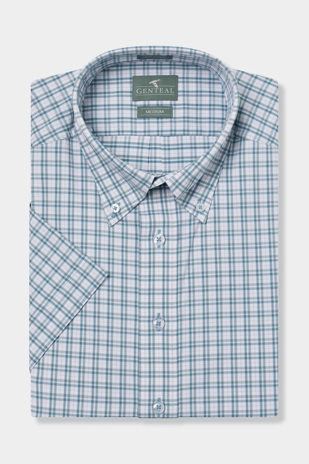 Stoneman Short Sleeve Sport Shirt, Color: Capri, Size: S