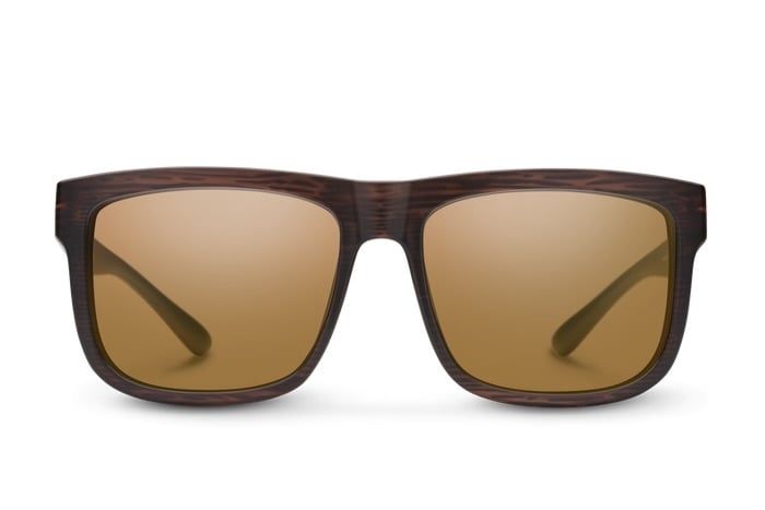 Quiver Polarized Sunglasses, Color: Matte Burnished Brown/Brown Mirror