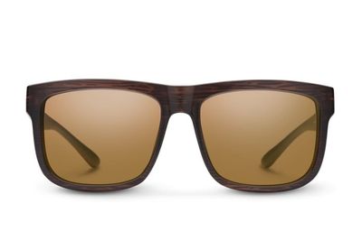 Quiver Polarized Sunglasses, Color: Matte Burnished Brown/Brown Mirror