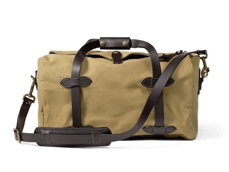 Small Duffle Bag, Color: Tan