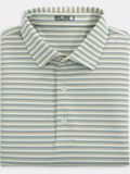 Multi Pinstripe Performance Polo, Color: Estuary, Size: S