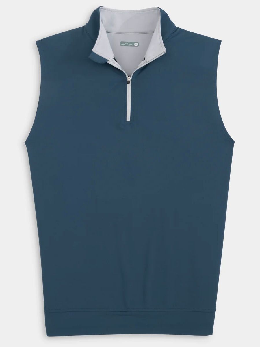 Venture Quater-Zip Vest, Color: Navy, Size: S