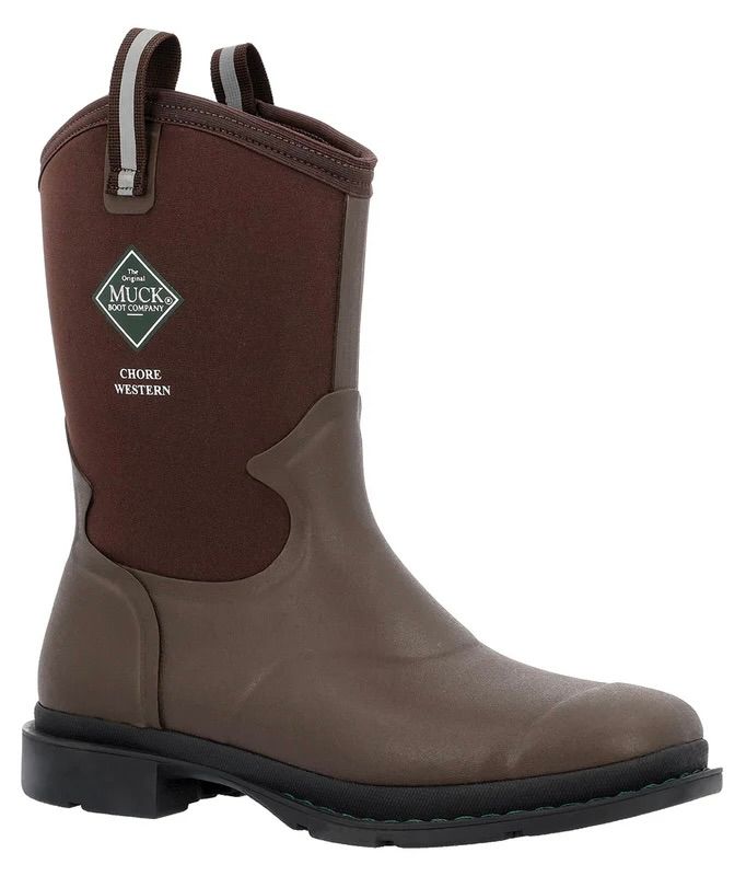 Mens Chore Western Mid Work Boot