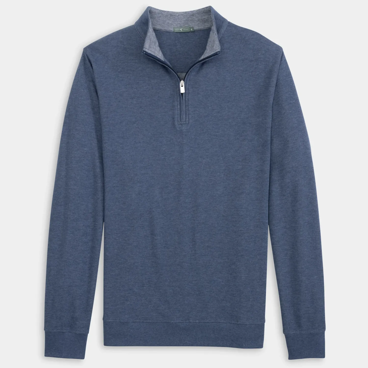 Cotton Modal Quarter-Zip, Color: Helios, Size: S