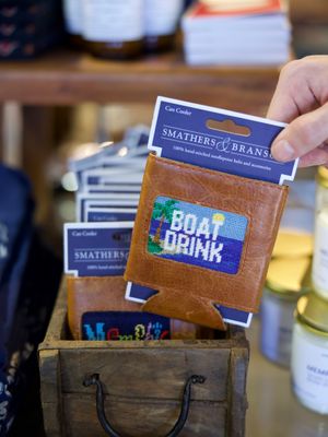 Boat Drink Needlepoint Can Cooler