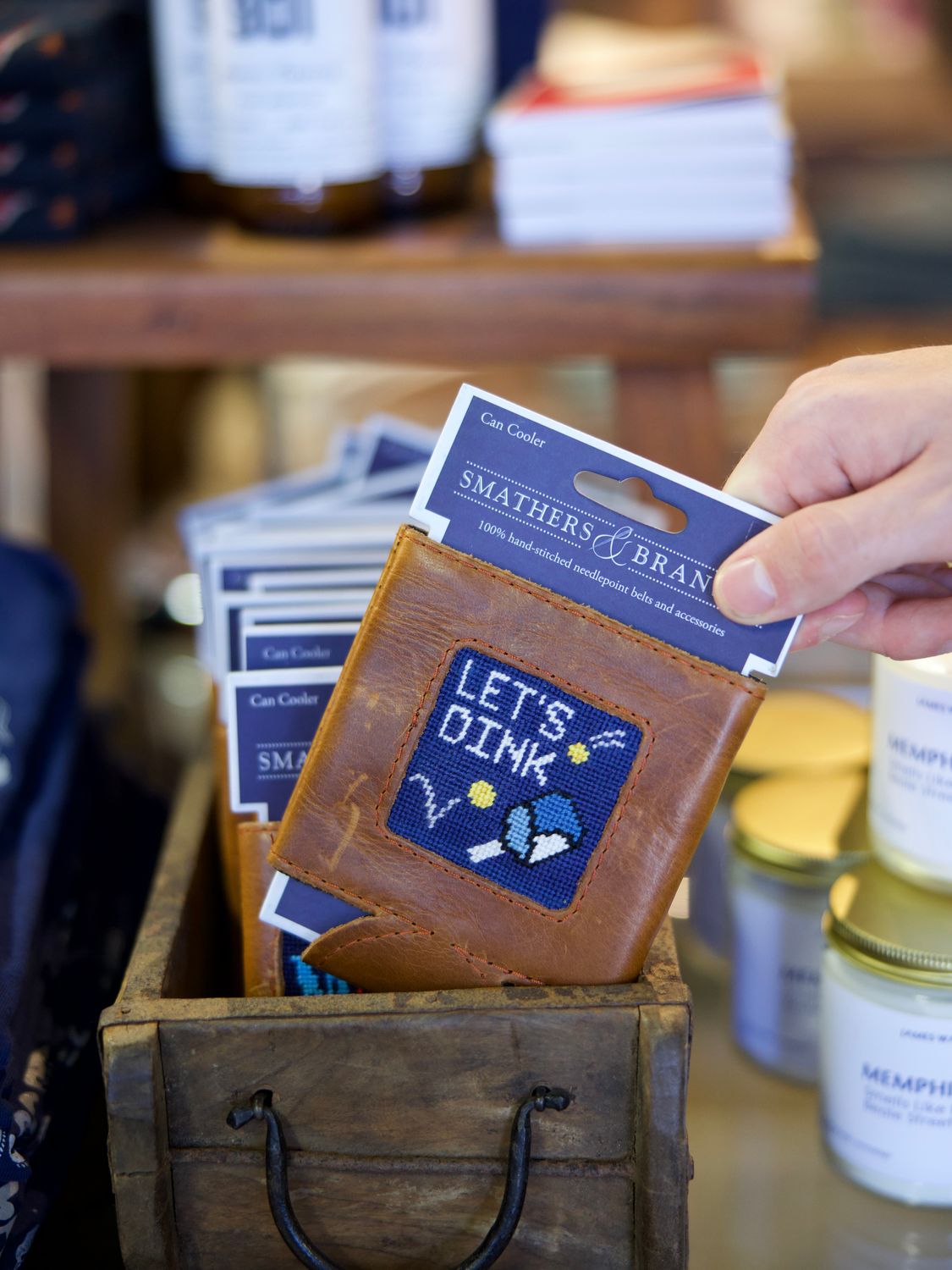 Let&#39;s Dink Can Cooler (Classic Navy)