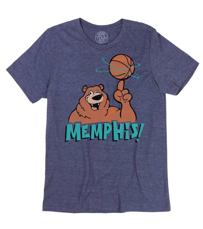 Memphis Basketball Bear T-Shirt