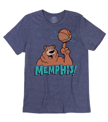 Memphis Basketball Bear T-Shirt