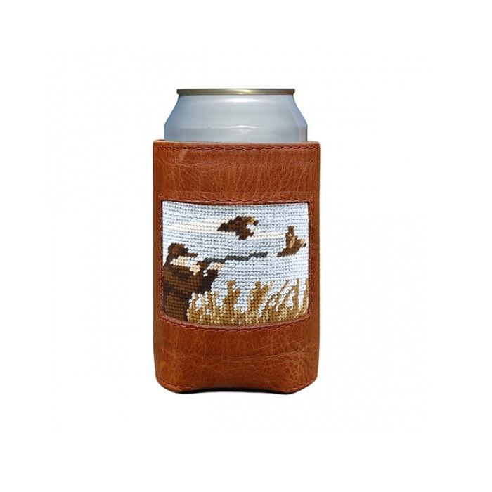 Upland Shoot Needlepoint Can Cooler