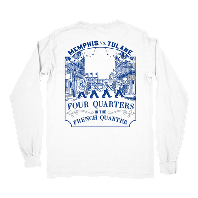 Memphis Four Quarters in the French Quarter Game Day Long-Sleeve T-Shirt