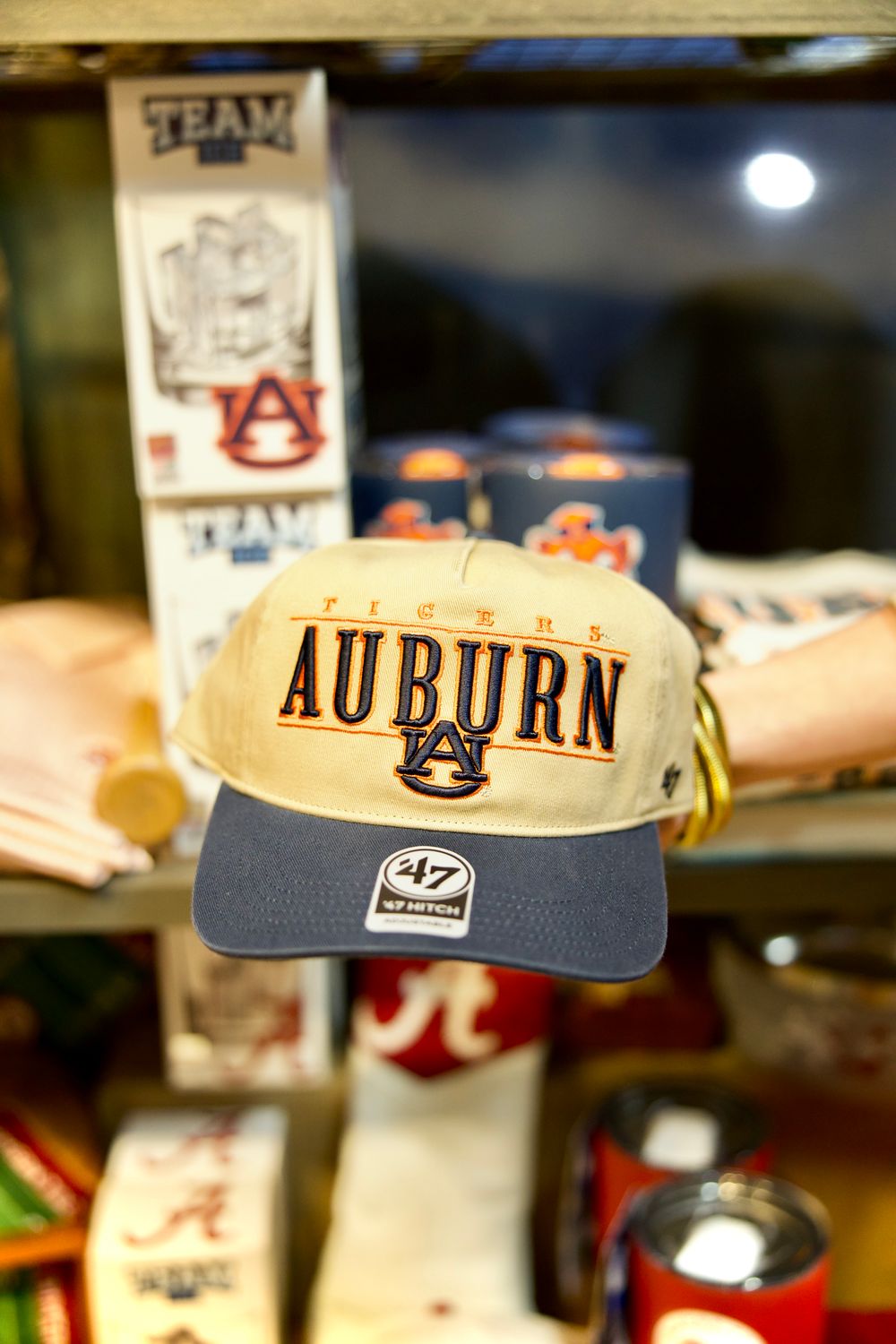 Auburn Tigers Khaki Line Line 47 Hitch