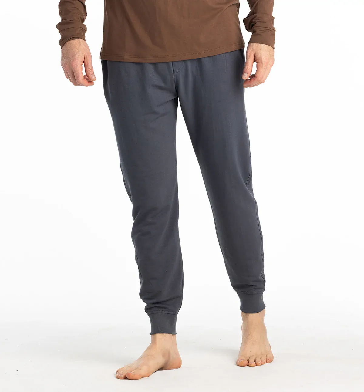 Bamboo Lightweight Fleece Jogger, Color: Storm Cloud, Size: L