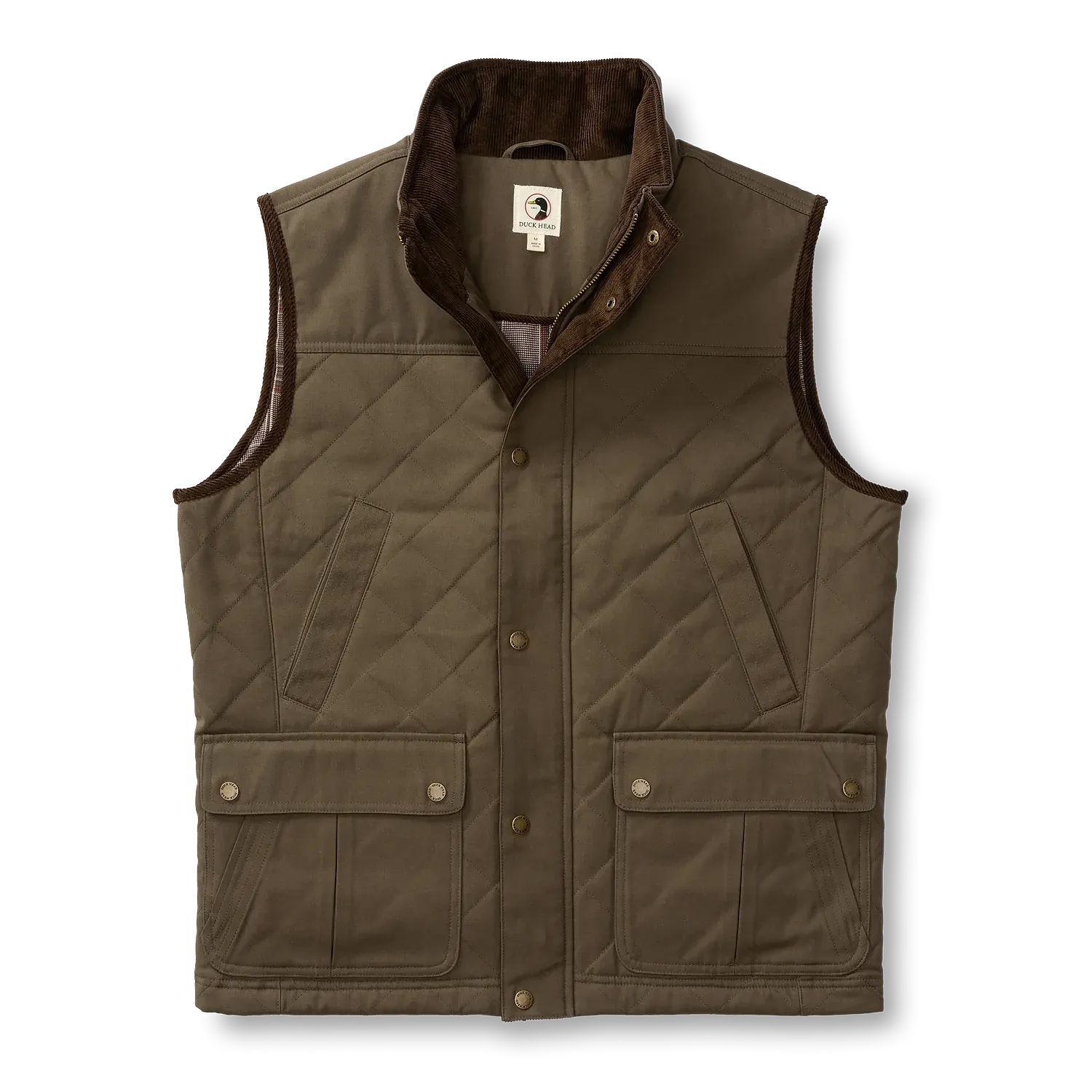 Waxed Duck Canvas Quilted Vest
