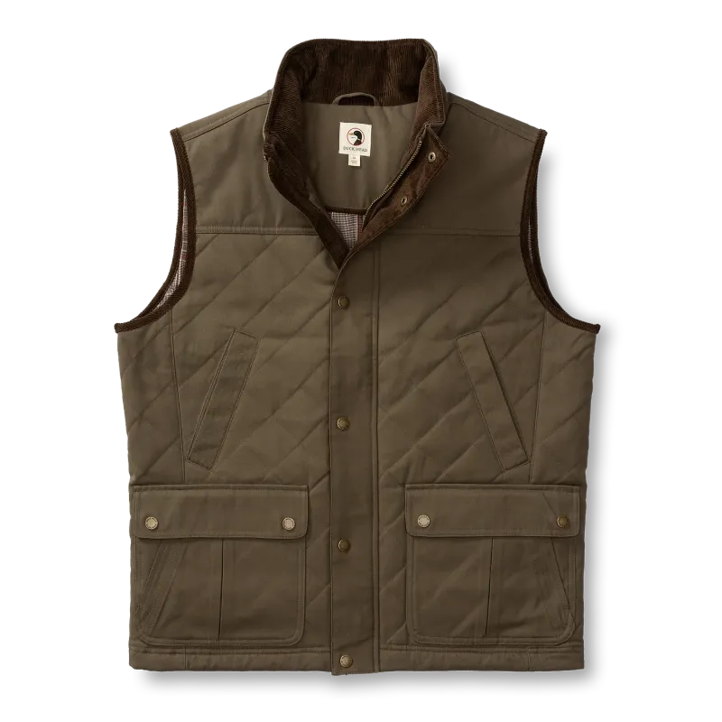 Waxed Duck Canvas Quilted Vest