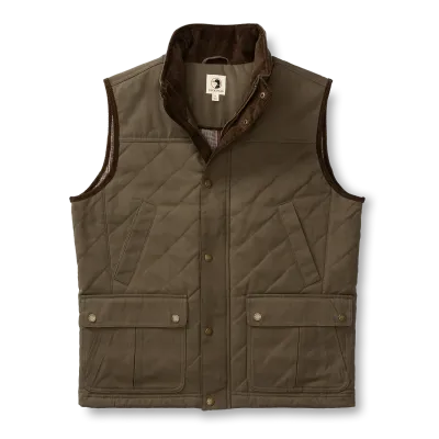 Waxed Duck Canvas Quilted Vest