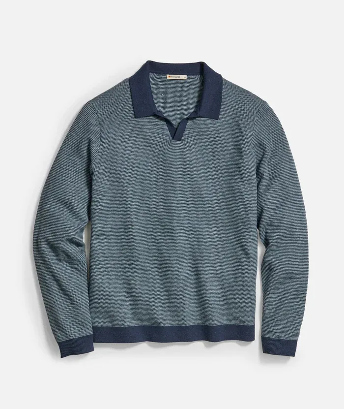 Liam Sweater Long-Sleeve Polo