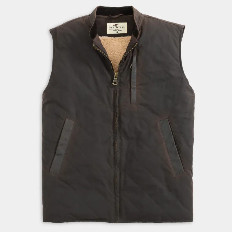 Waxed Cotton Vest 
