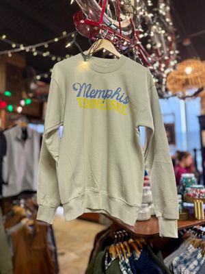 Memphis Tennessee Script Crewneck