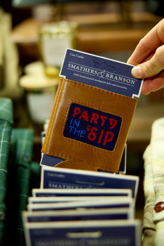 Party in the Sip Needlepoint Can Cooler