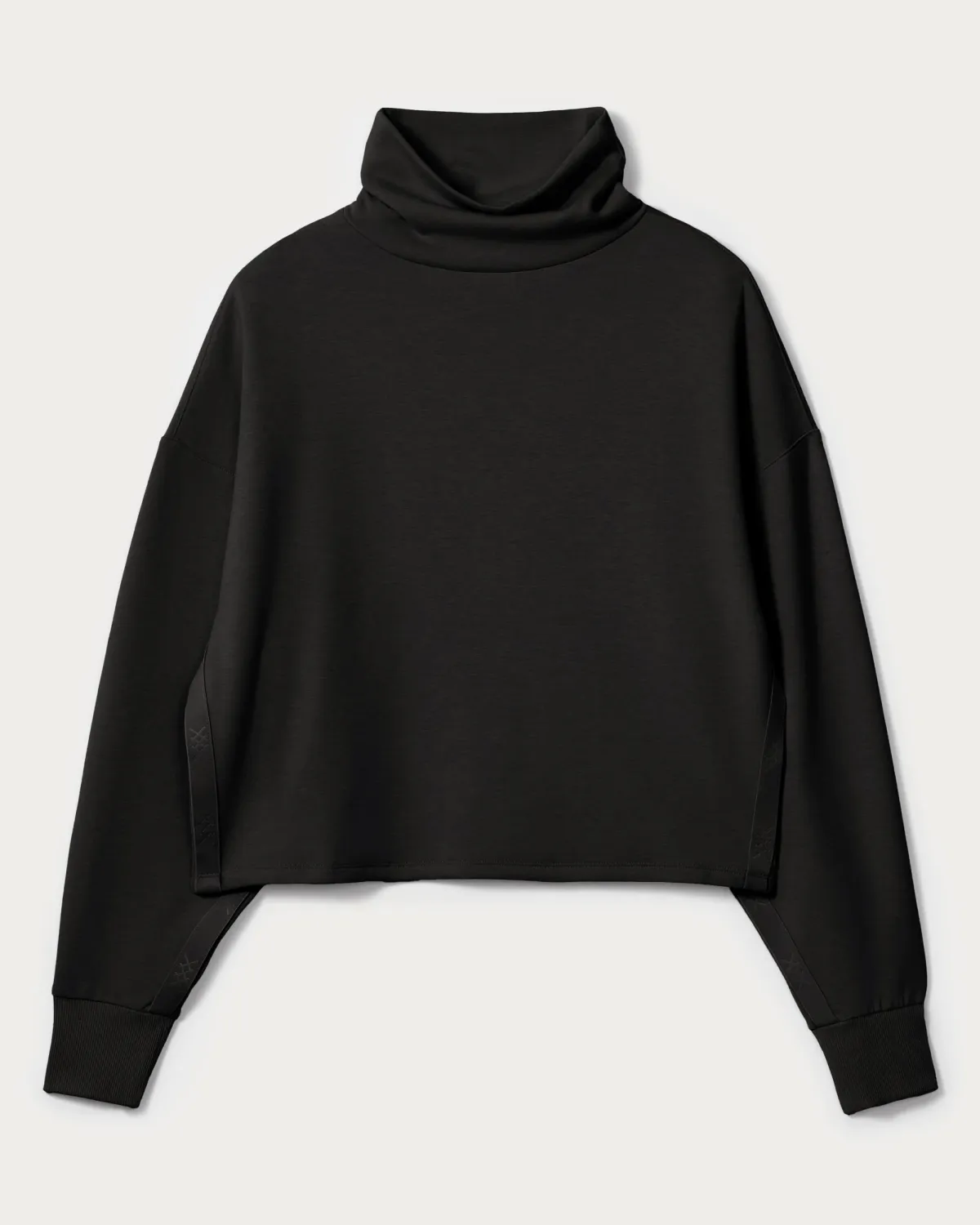DreamGlow Mock Neck, Size: S, Color: Black Heather