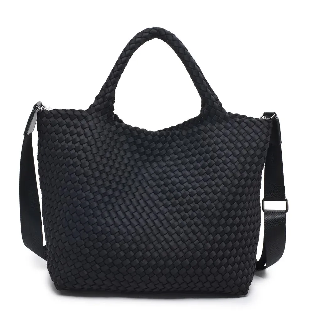 Sky&#39;s The Limit - Medium Woven Neoprene Tote Black