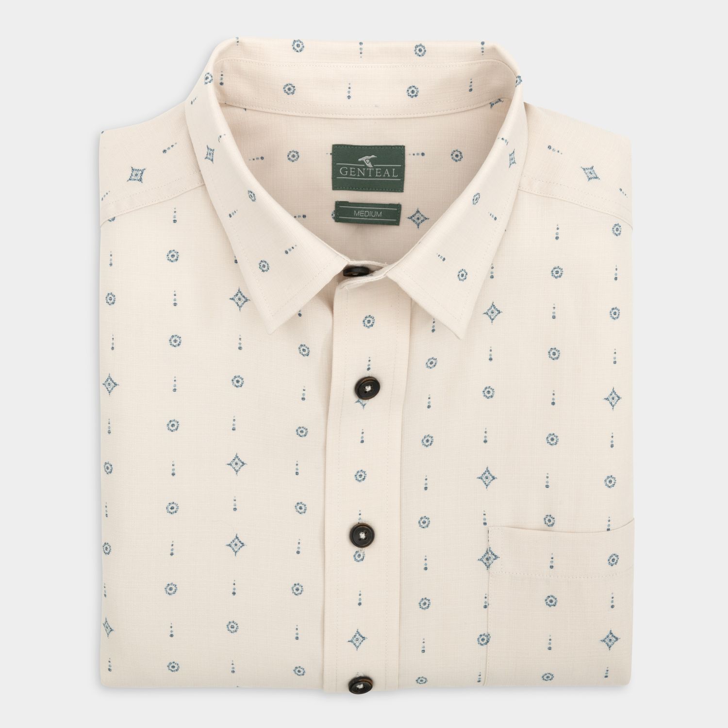 Printed Palmas Shirt, Color: Star, Size: S