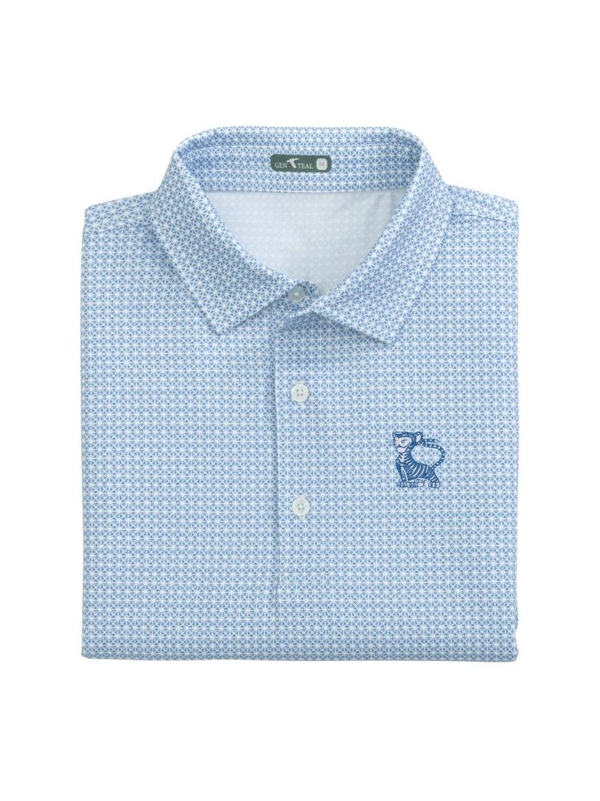 Vault Memphis Tigers Tile Performance Polo