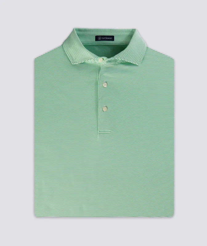 Andrew Stripe Performance Polo