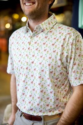 O&#39;Memphis Print Polo 