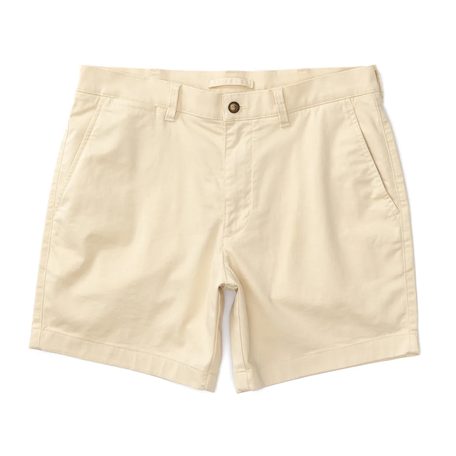 Gold School Chino Shorts 7&quot;, Color: Parchment, Size: 28