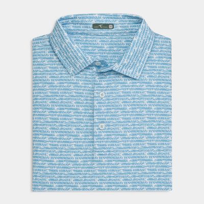 Monstera Printed Performance Polo