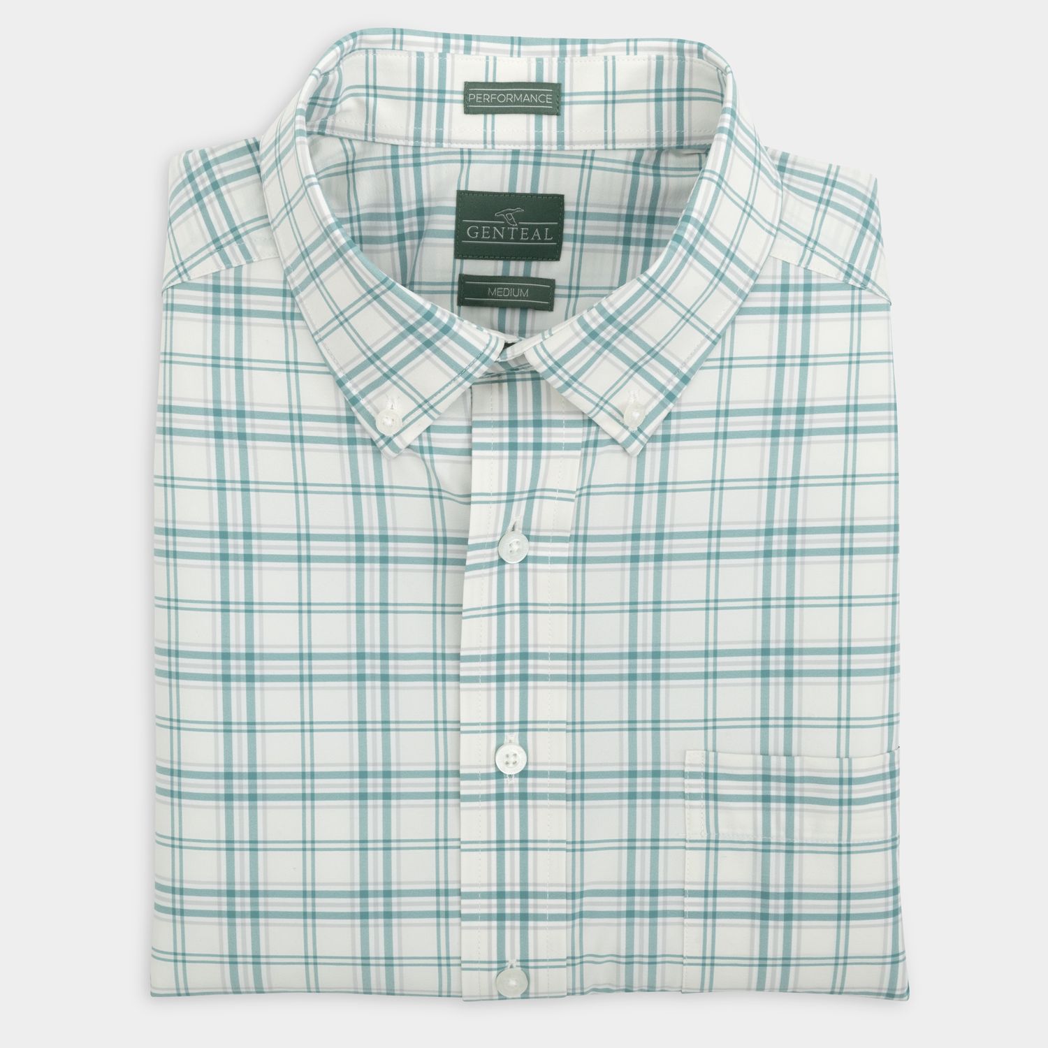 McKinney Softouch Sport Shirt, Color: Spruce, Size: S