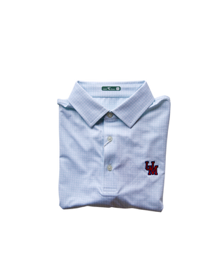 Ole Miss Sunday Tile Print Polo