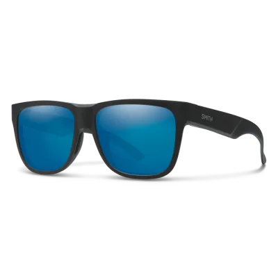 Lowdown 2 Matte Black + ChromaPop | Blue Mirror