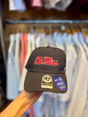 Ole Miss Script Navy Brrr 47 Clean Up