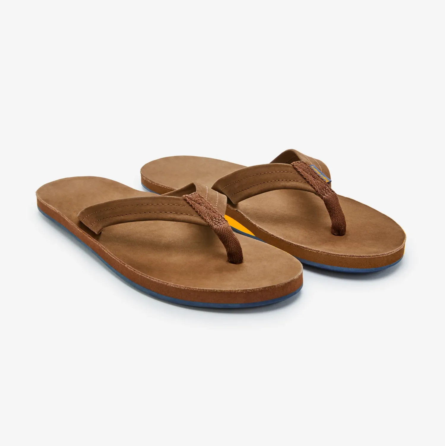 Men's Fields Flip Flop, Color: Bourbon, Size: 12