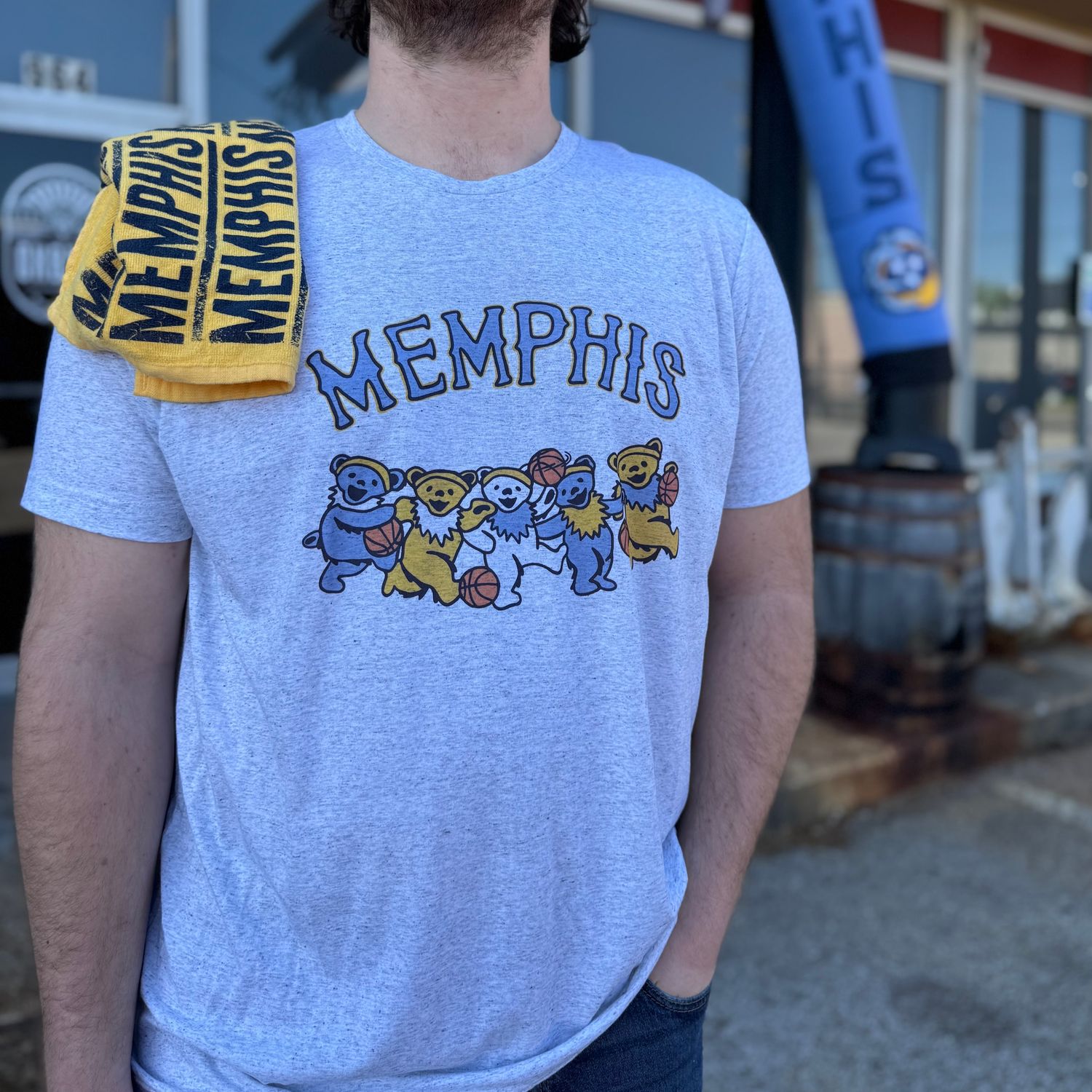 Memphis Basketball Bears Tee