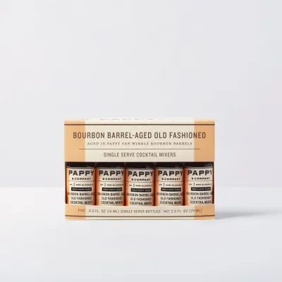Pappy Van Winkle Bourbon Barrel-Aged Old Fashioned Mix - Single Serve 5 Pack