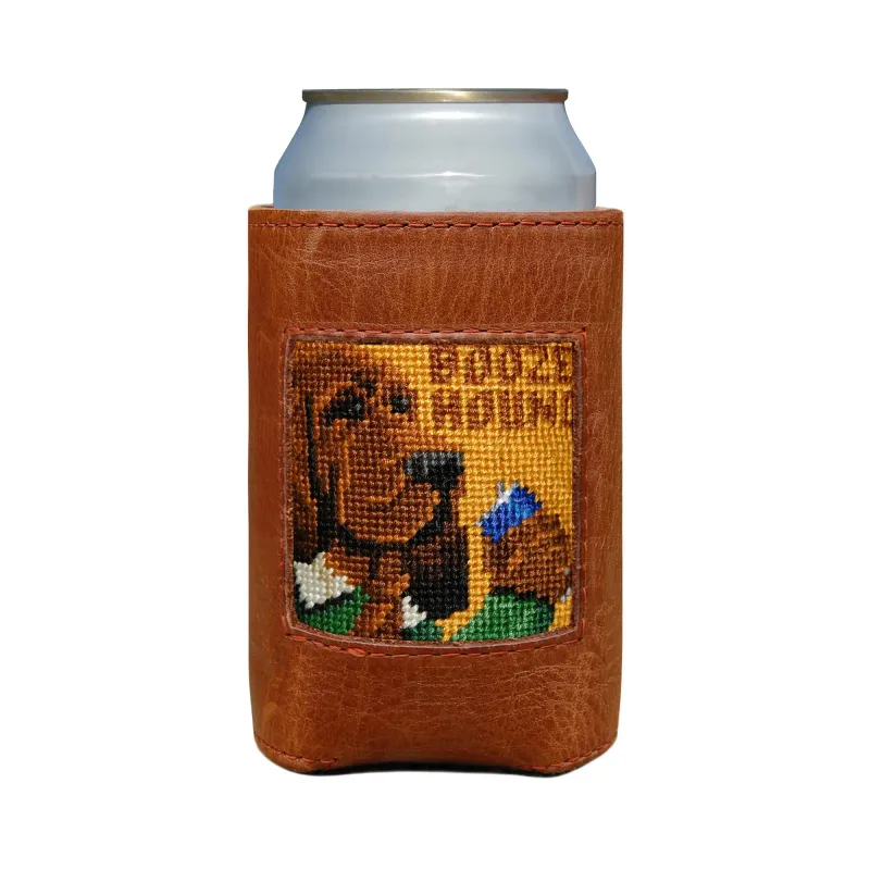 Booze Hound Needlepoint Can Cooler