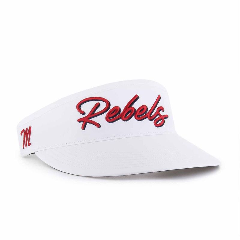 Ole Miss Rebels Script Melbourne Visor