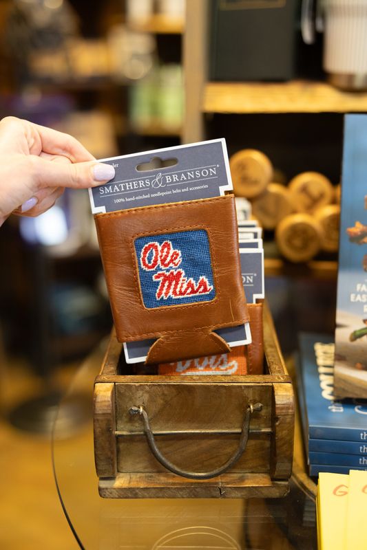 Ole Miss Powder Blue Can Cooler