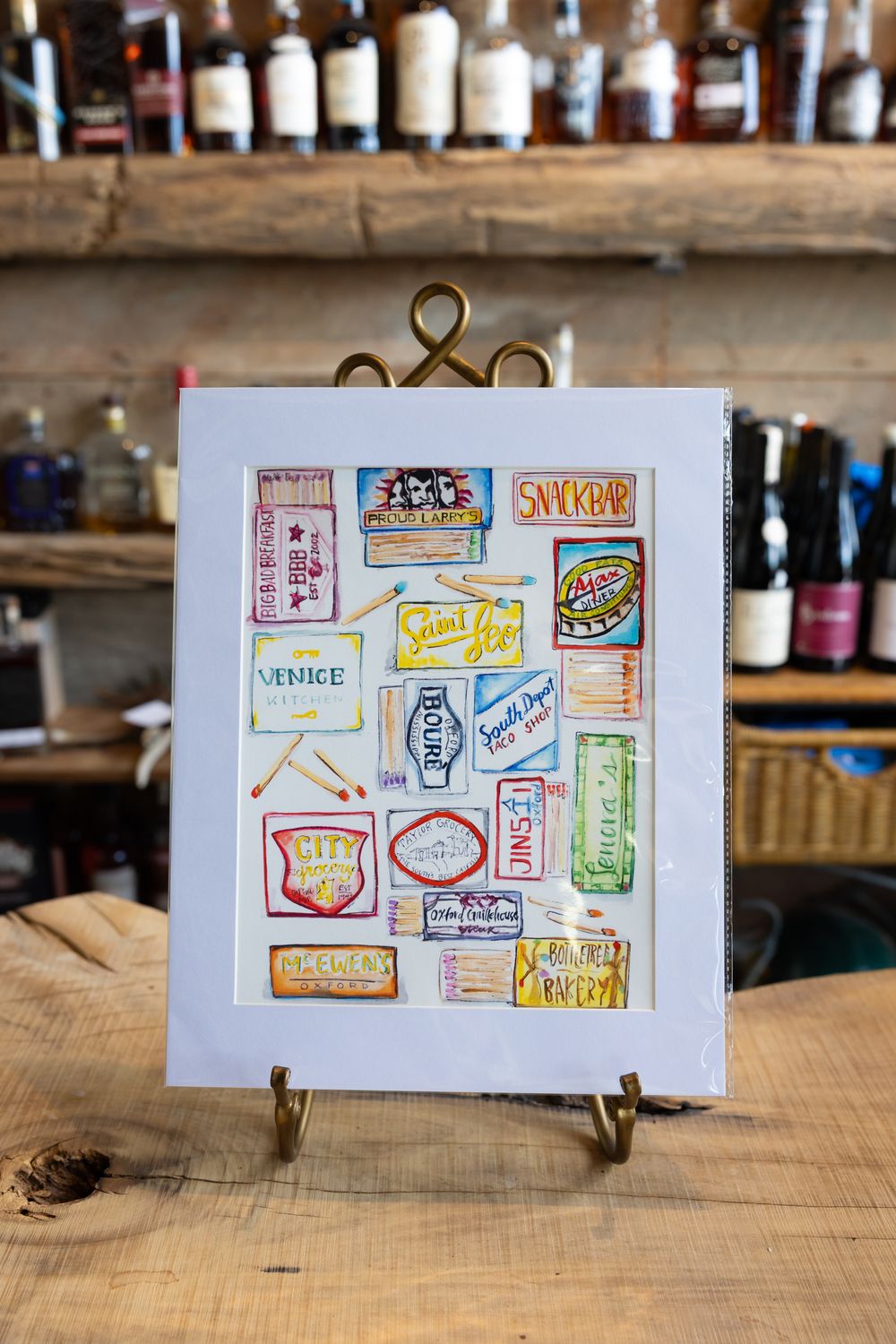 Oxford Matchbook Print