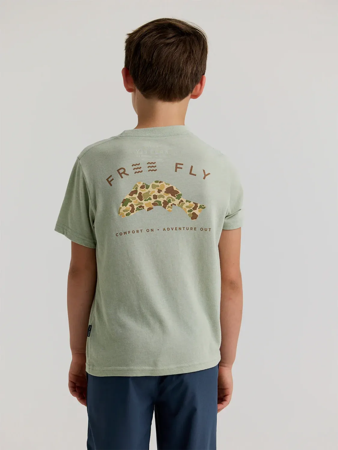 Youth Vintage Camo Redfish Tee