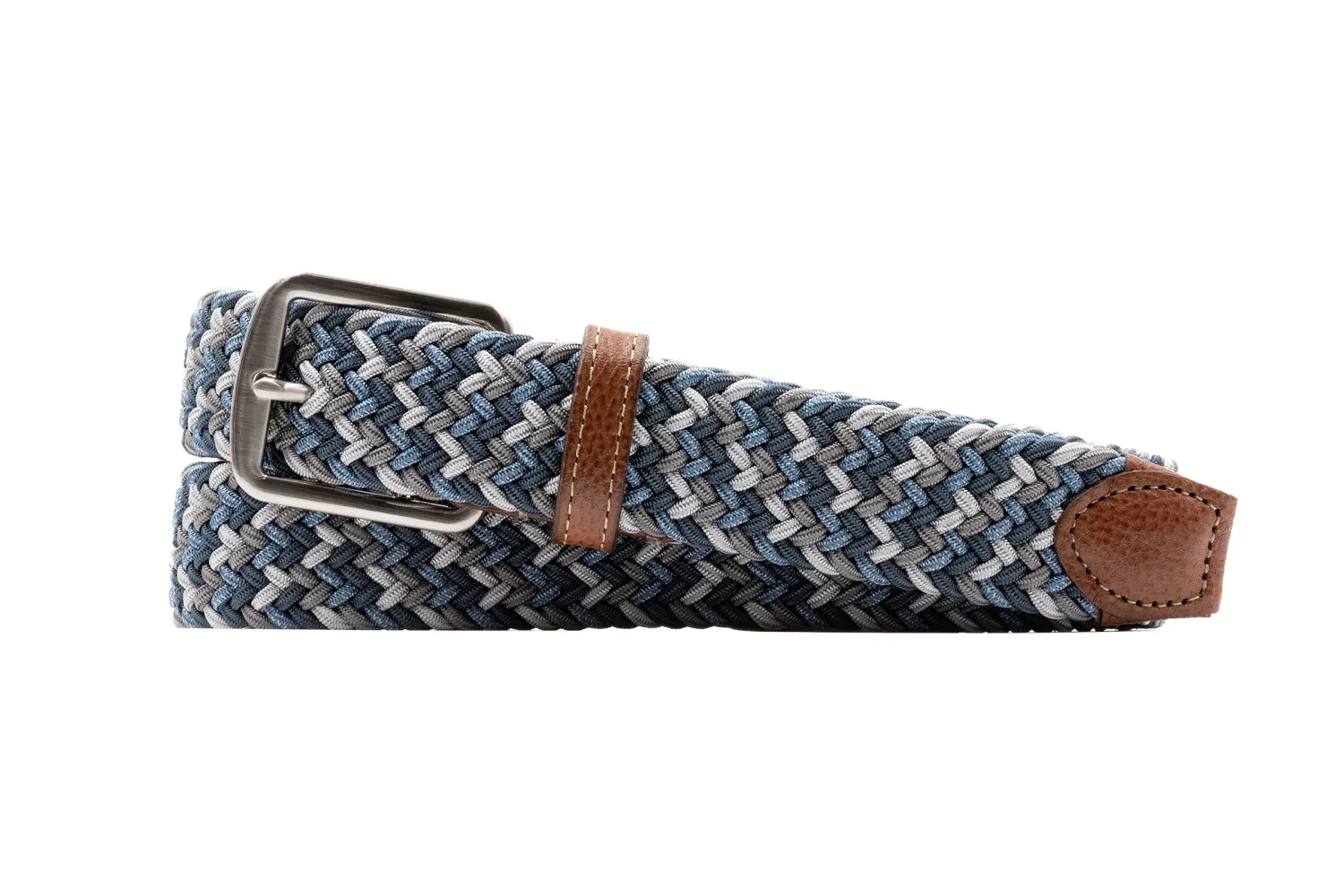 Newport Belt, Inventory I.D.  Color: Blue Multi 60376, Size: 34
